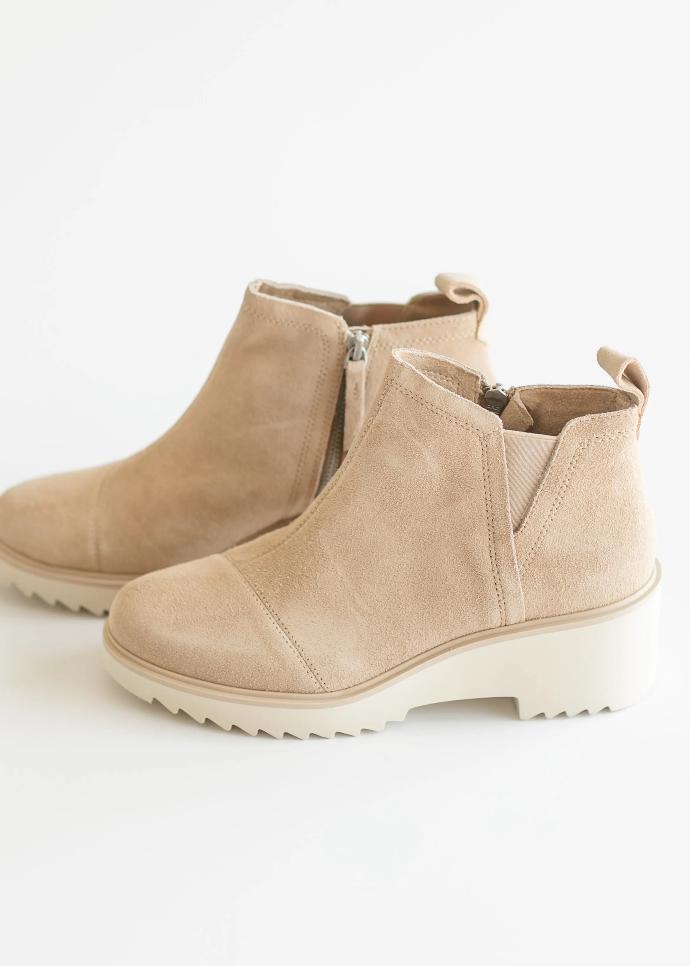 TOMS® Maude Suede Wedge Boot