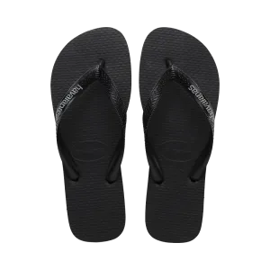 Top Rubber Logo Filete Flip Flops