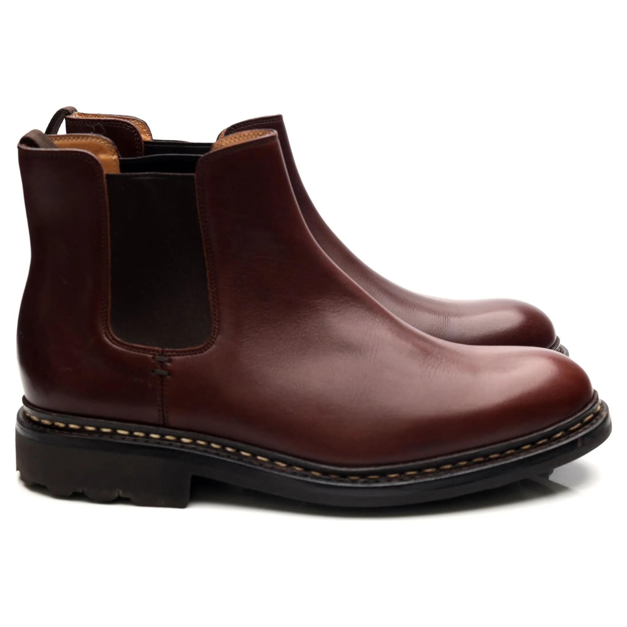 'Tremble' Brown Leather Chelsea Boots UK 7.5