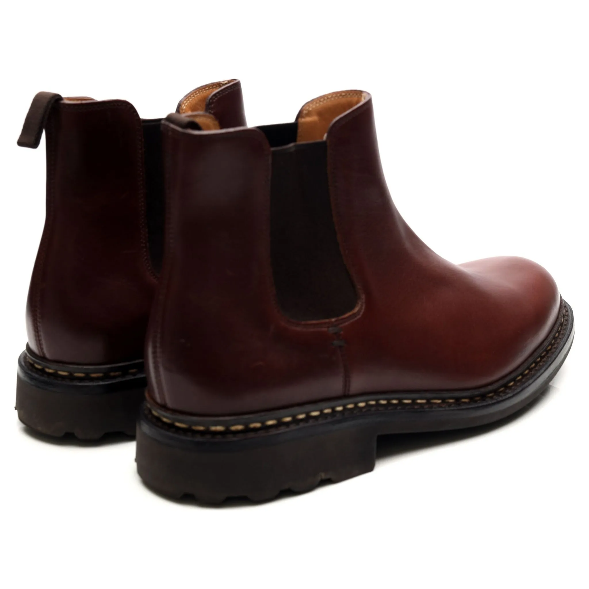 'Tremble' Brown Leather Chelsea Boots UK 7.5