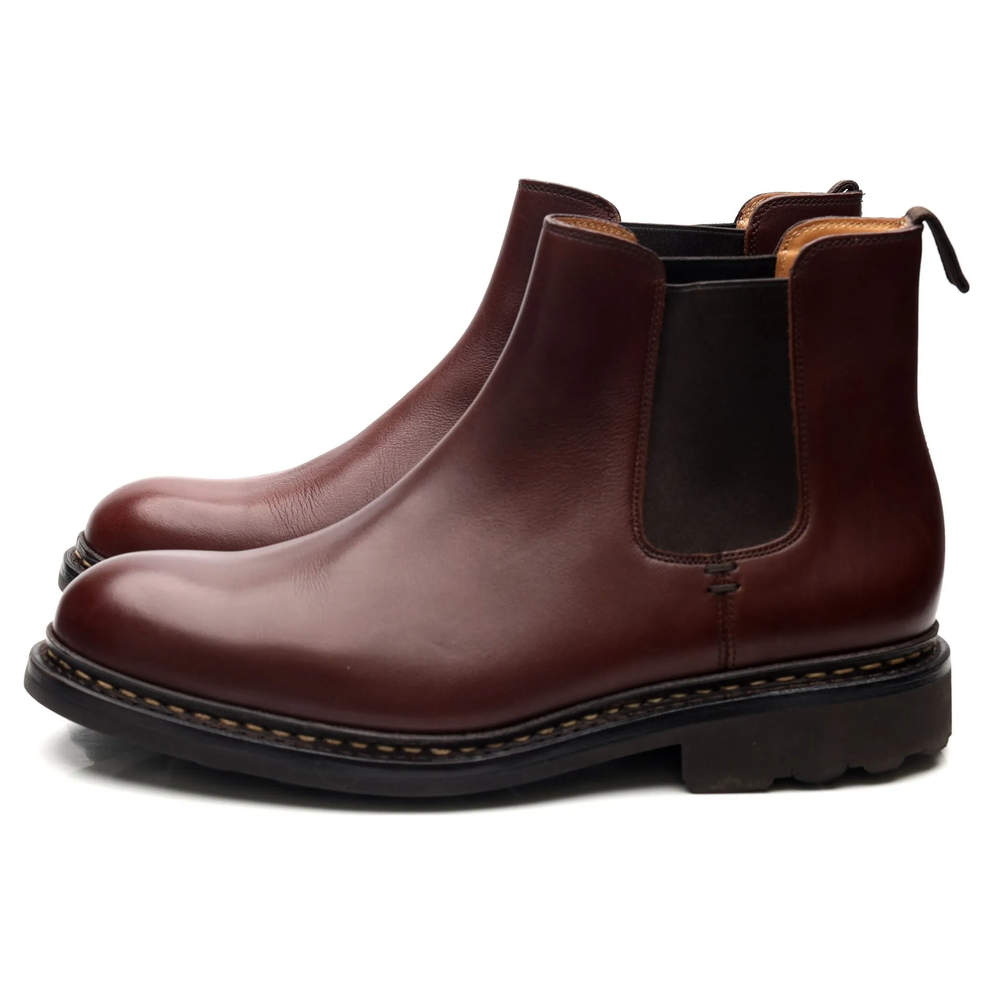 'Tremble' Brown Leather Chelsea Boots UK 7.5