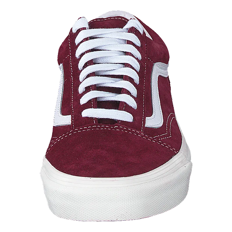 Ua Old Skool (pig Suede)pomegrntsnwwht