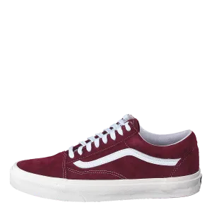 Ua Old Skool (pig Suede)pomegrntsnwwht