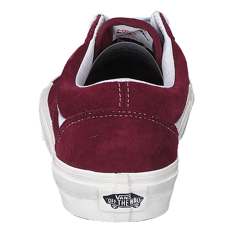 Ua Old Skool (pig Suede)pomegrntsnwwht