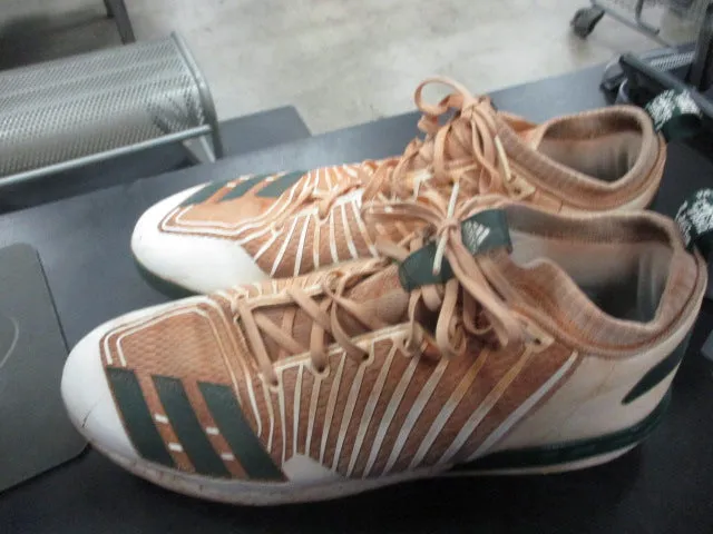 Used Adidas Metal Baseball Cleats Size 13.5