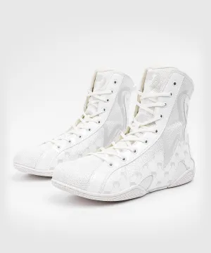 Venum Elite Evo Monogram Boxing Shoes - White/Off-White