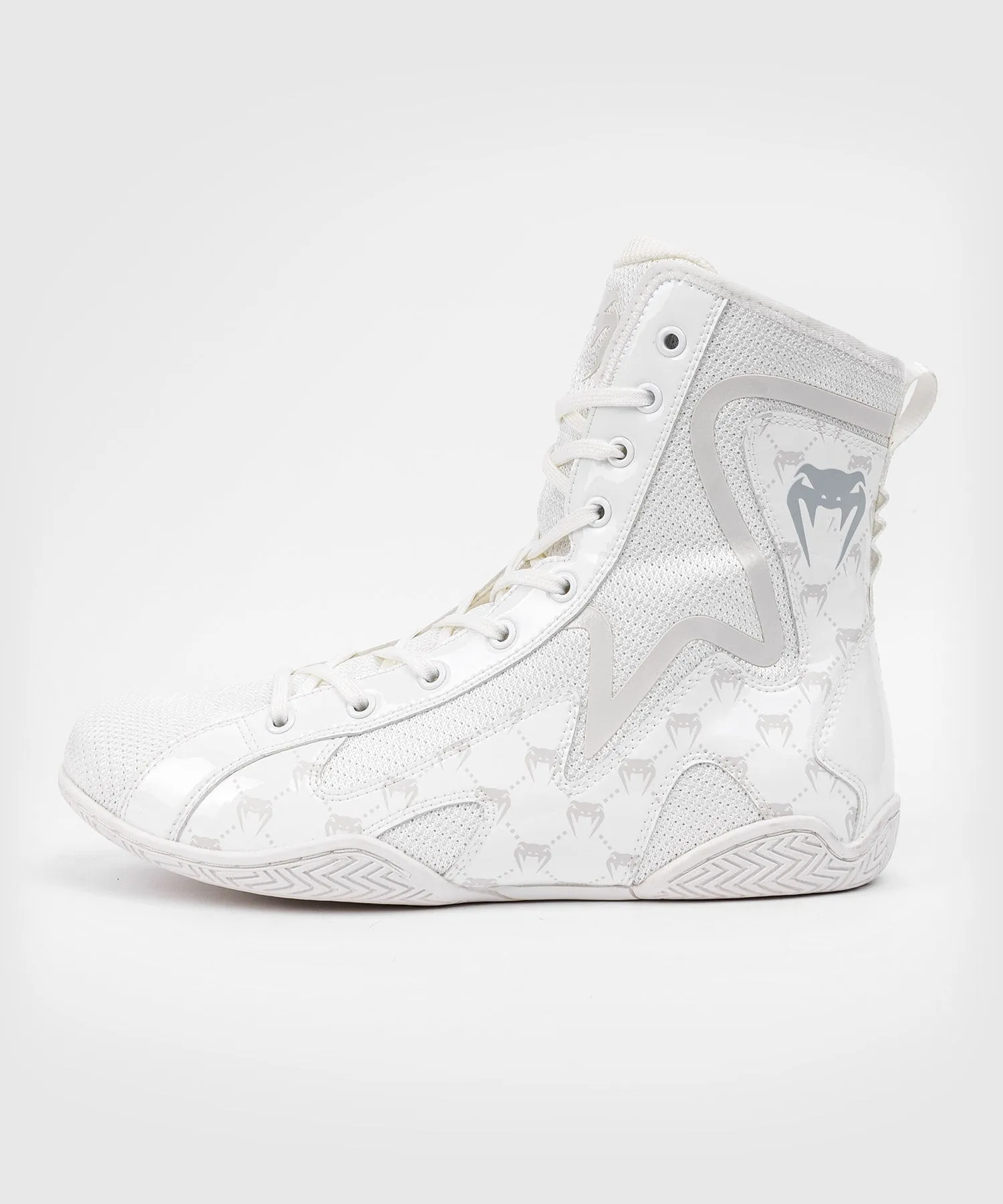 Venum Elite Evo Monogram Boxing Shoes - White/Off-White