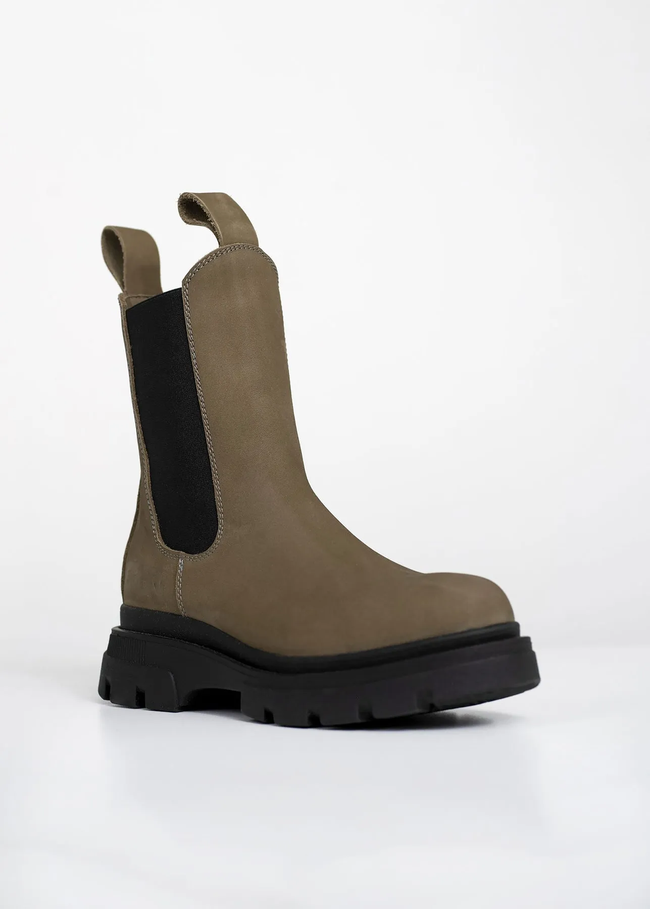 Waterproof Chelsea Boot Lizard Green