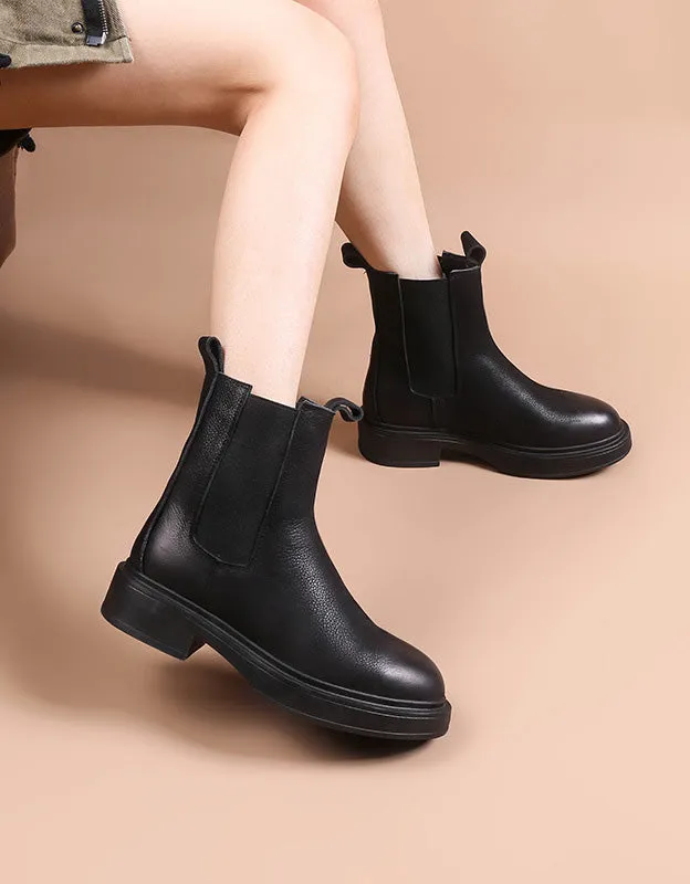 Winter Autumn Side Elastic Chelsea Boots