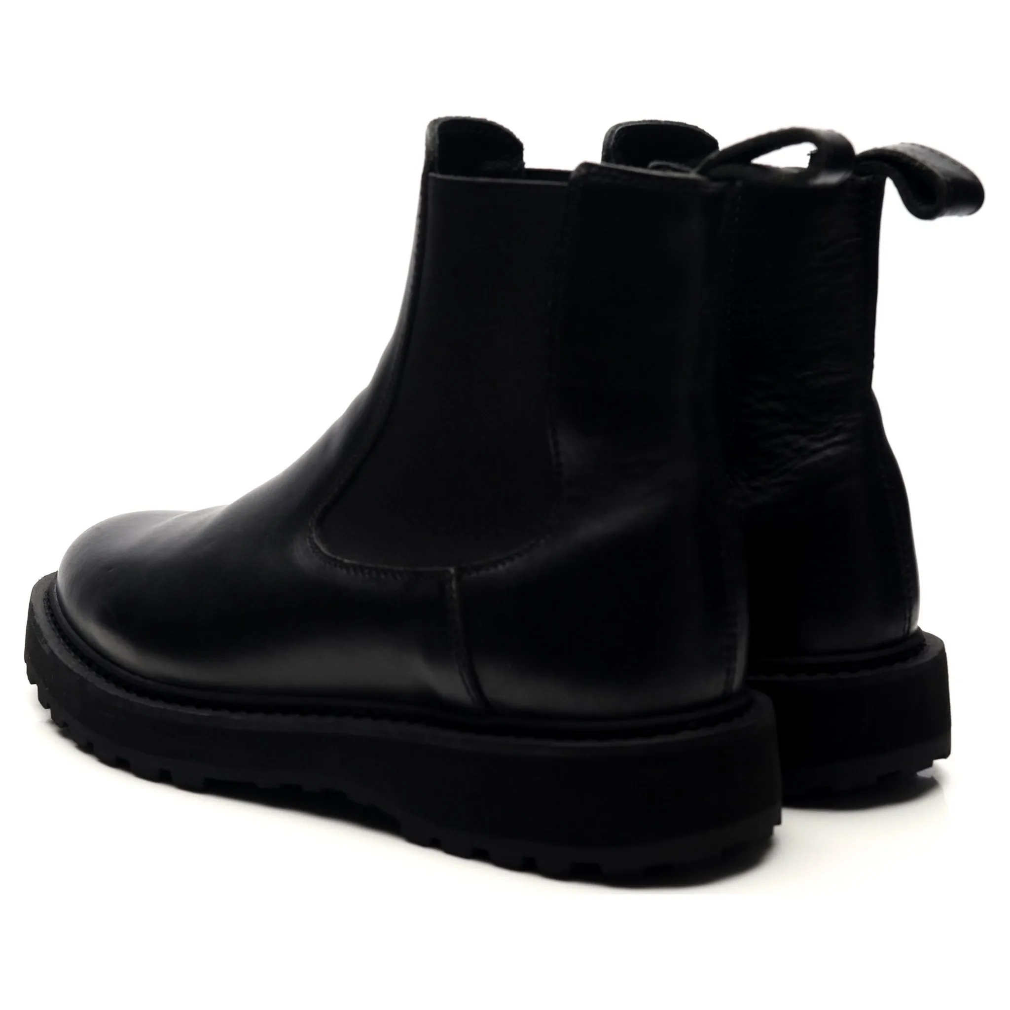 Women's 'Alberone' Black Leather Chelsea Boots UK 8 EU 41