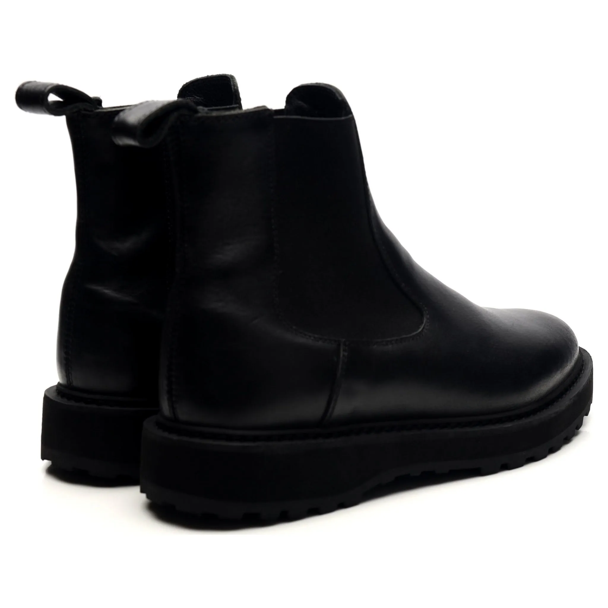 Women's 'Alberone' Black Leather Chelsea Boots UK 8 EU 41