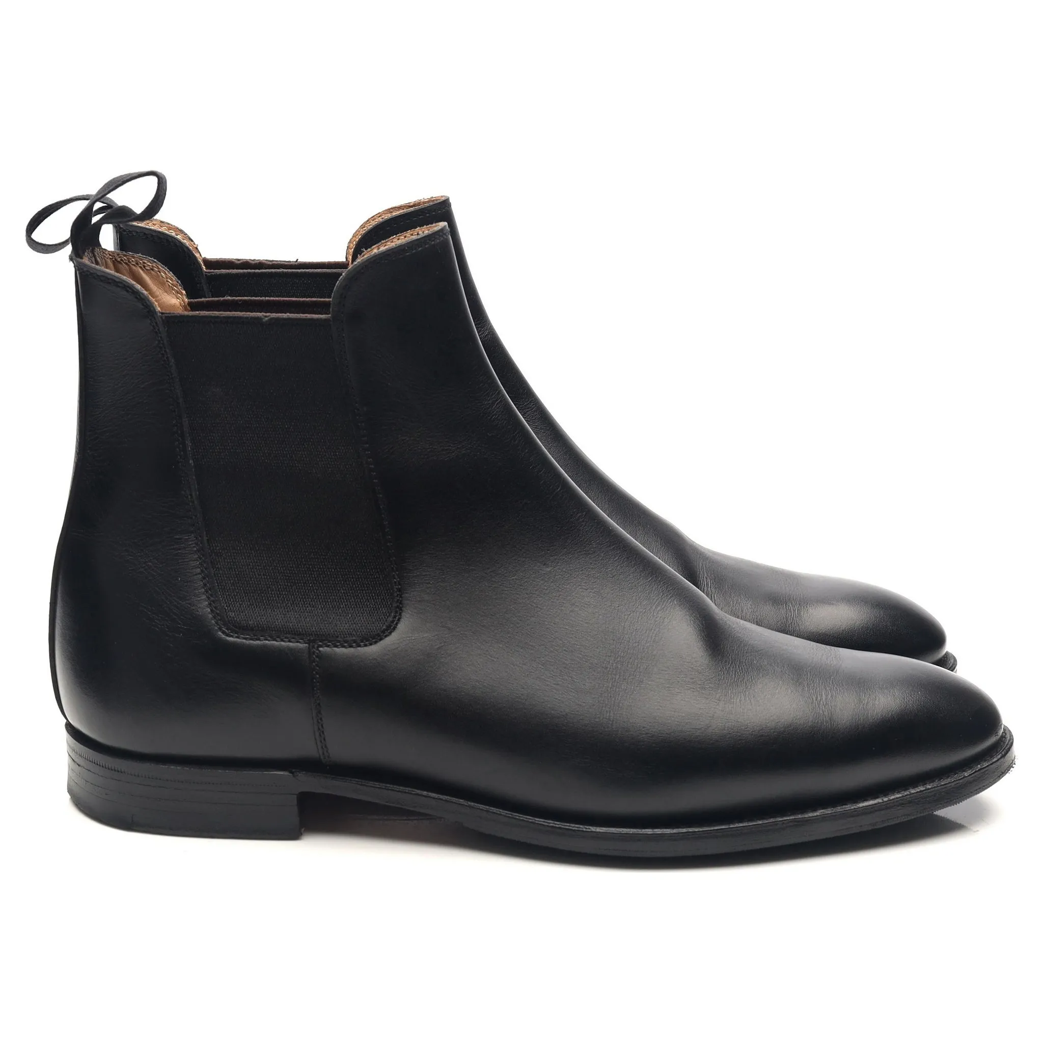 Women's 'Bonnie' Black Leather Chelsea Boots UK 5 C