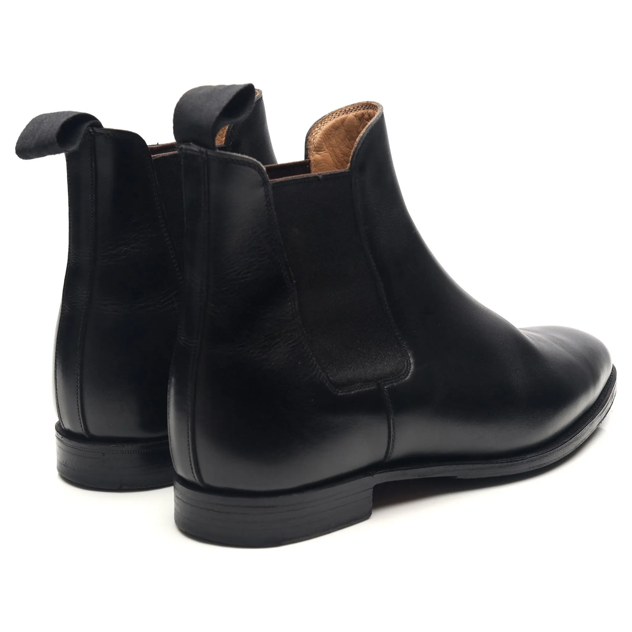 Women's 'Bonnie' Black Leather Chelsea Boots UK 5 C