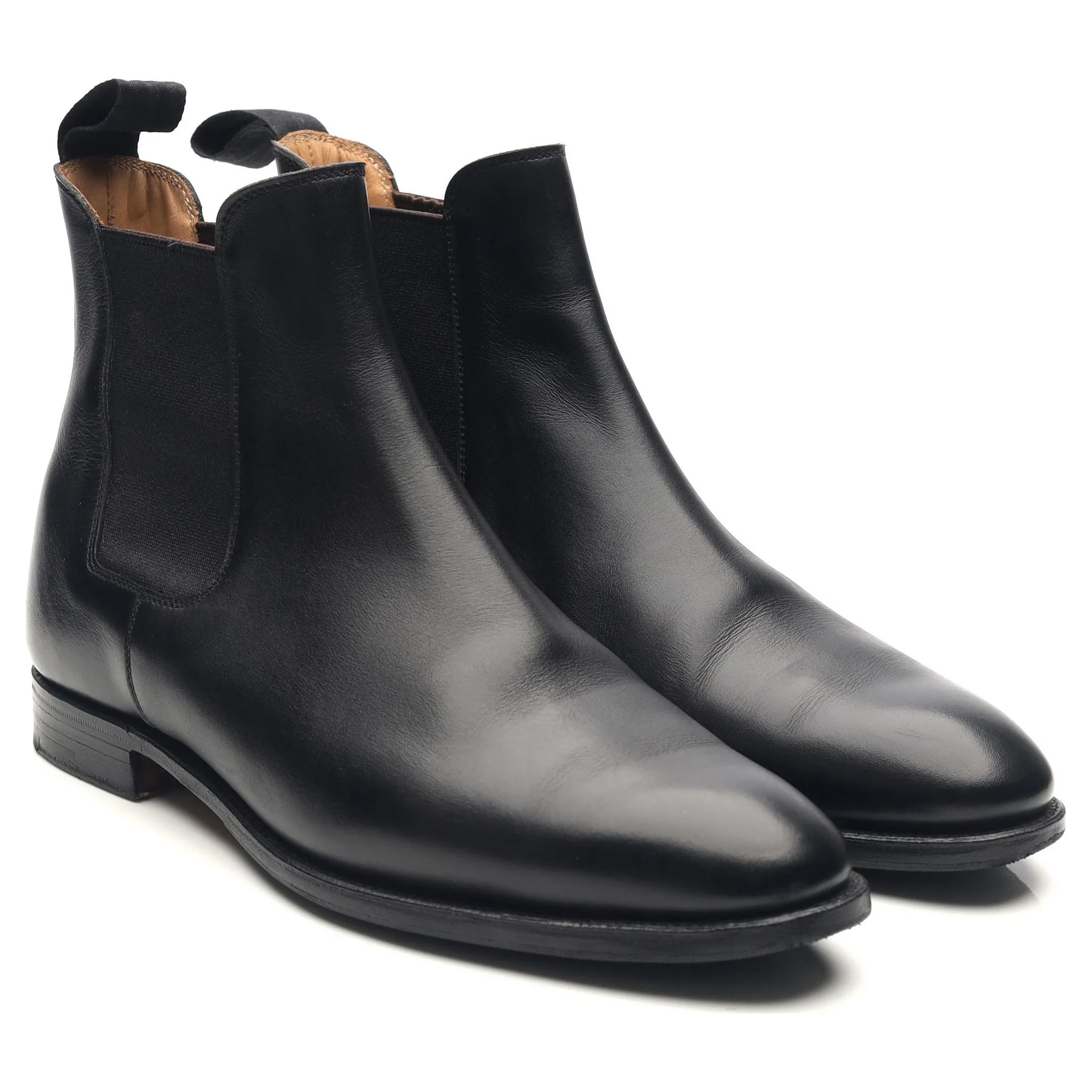 Women's 'Bonnie' Black Leather Chelsea Boots UK 5 C