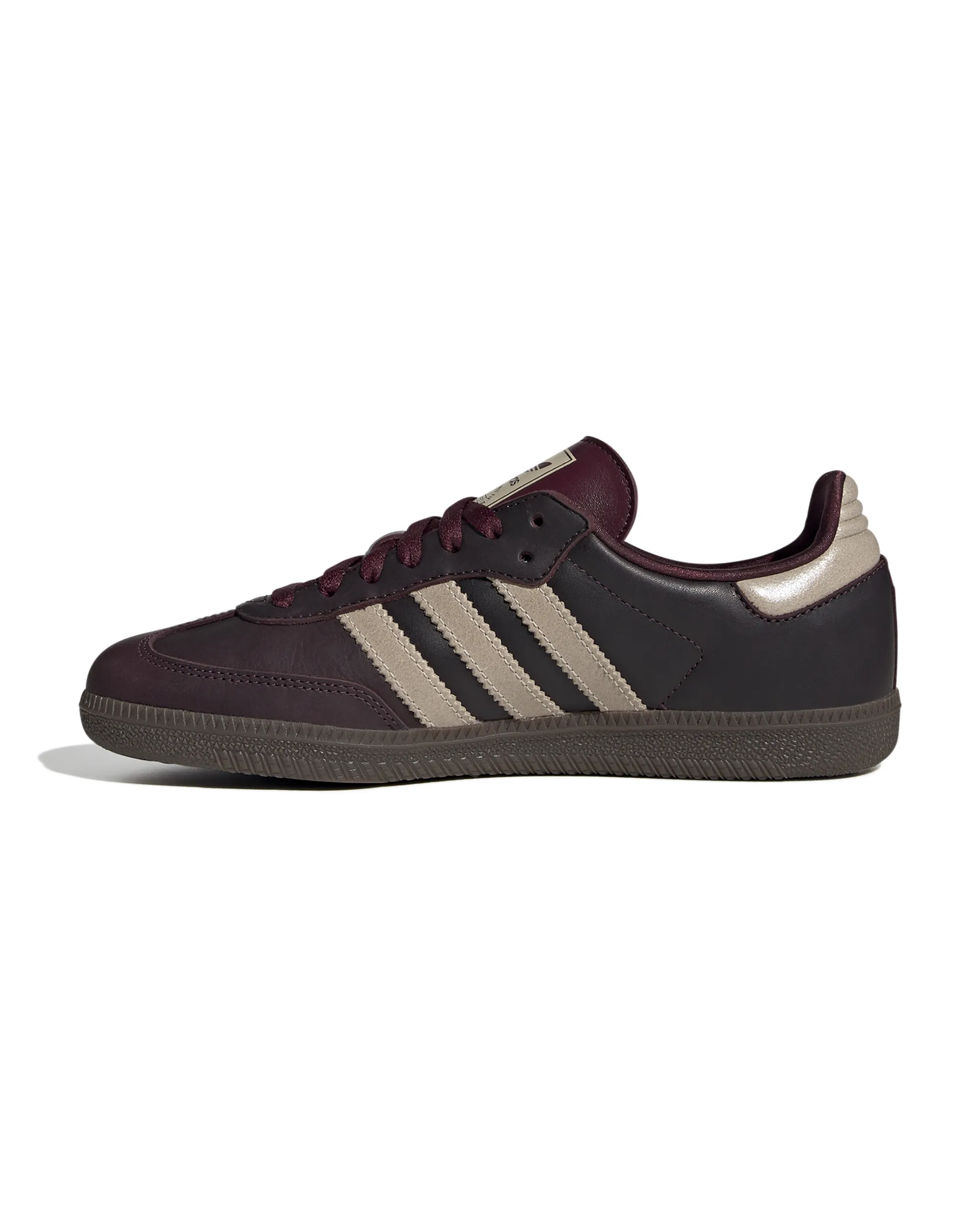 Womens Samba OG  - Maroon / Crystal Sand / Gold Metallic