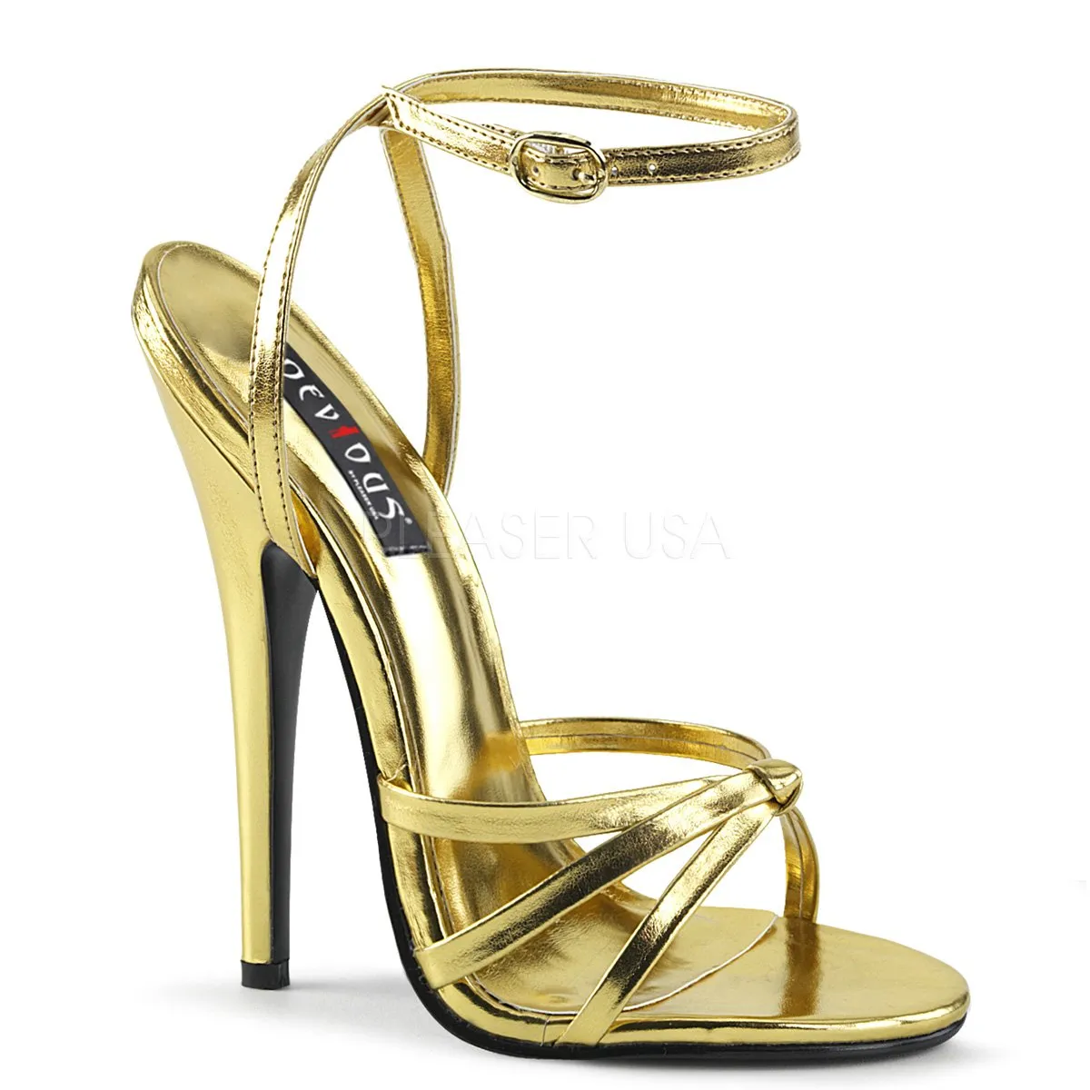 Wrap Around Strap Sandal with 6-inch Heel 8-colors DOMINA-108