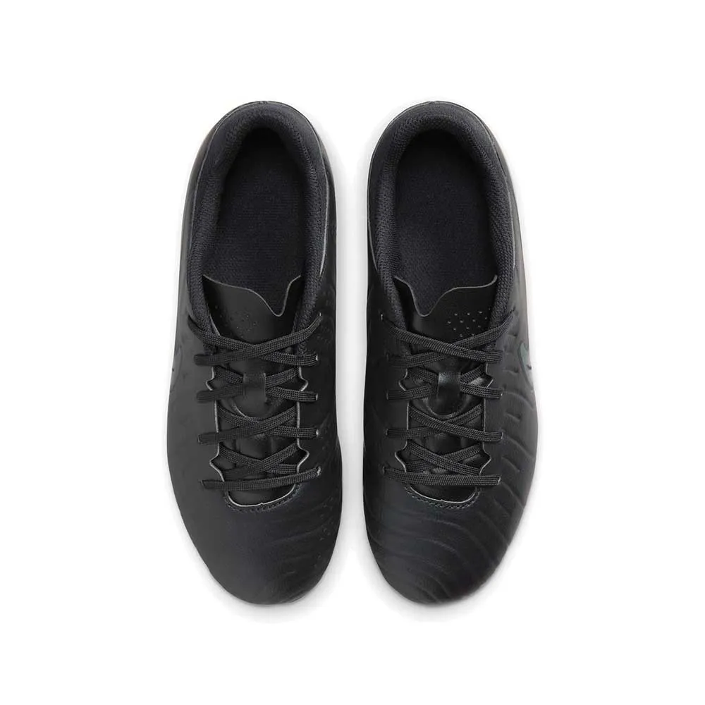 Youth Nike Jr. Tiempo Legend 10 Academy - Black/Black-Deep Jungle - Regular (M)