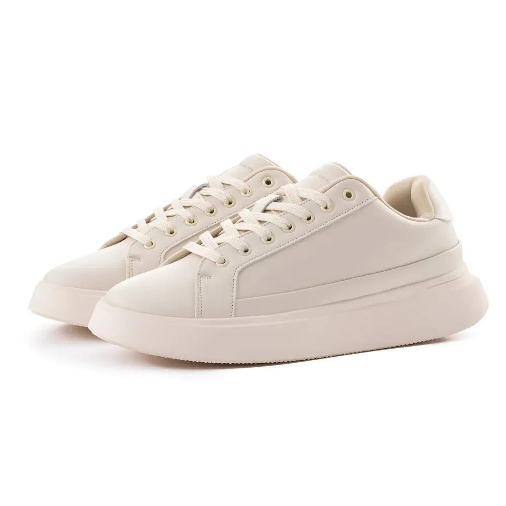 ZARA MONOCHROME CHUNKY SOLE SNEAKERS - OFFWHT